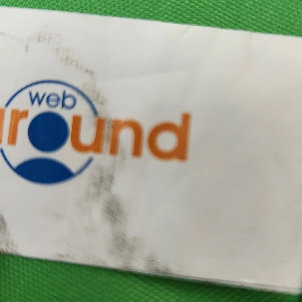 Webaround Green Collapsible Backdrop